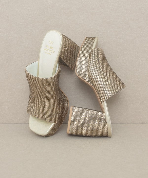 Tailyn Platform Glitter Slide