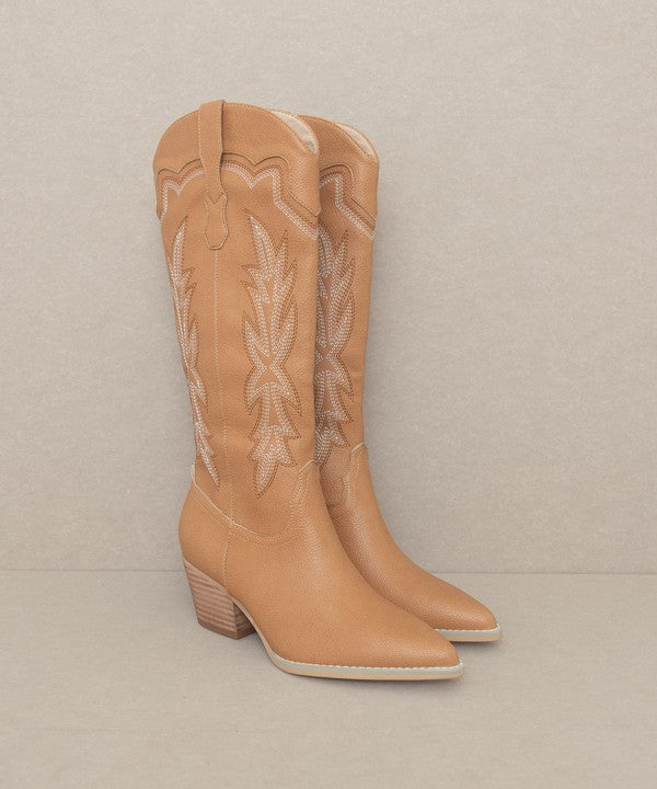 Embroidered Cowboy Tall Boot