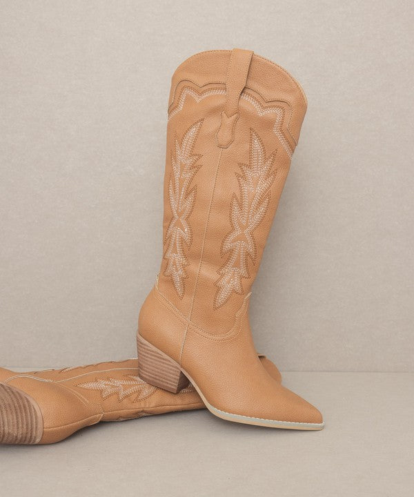 Embroidered Cowboy Tall Boot