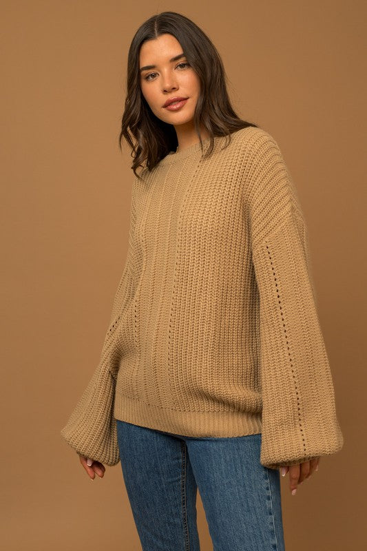 Brenda Balloon Sleeve Sweater