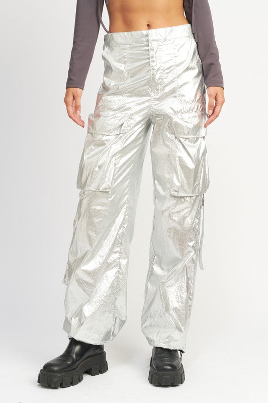 Savannah Metallic Cargo Pants